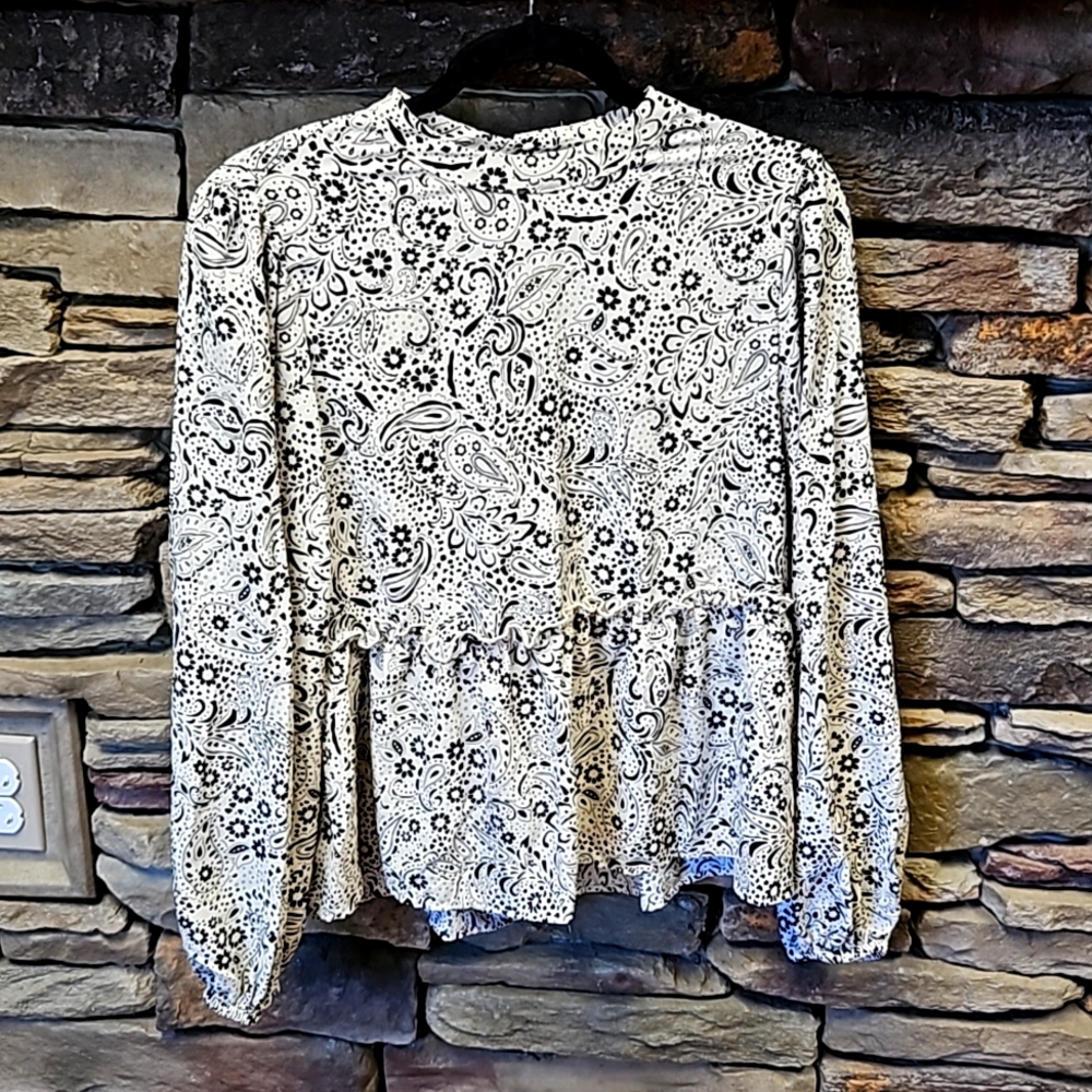 Sanctuary L Paisley Top